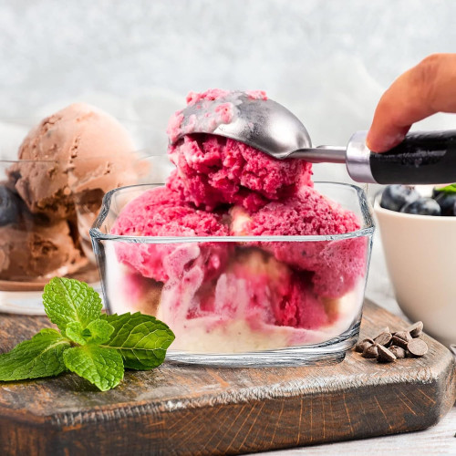 1 Pc Glass Dessert Bowl – Multi Purpose Dish for Snacks, Dips , Ice Cream