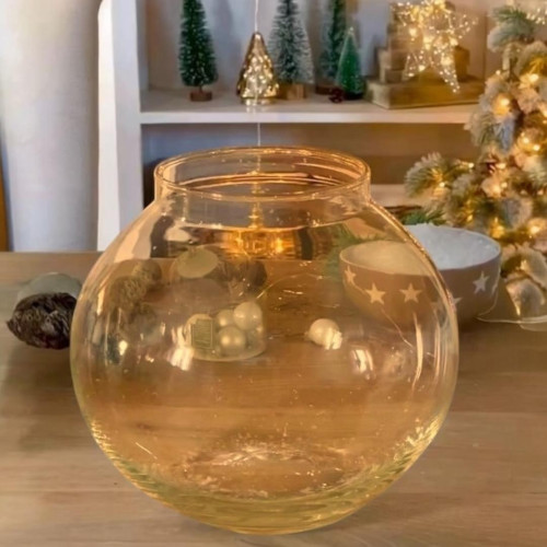 Big  Size Office Decor Glass Fish Bowl Clear Goldfish Bowl Flower Vase