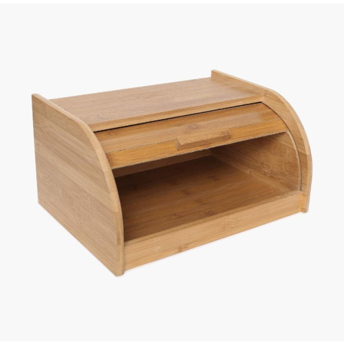 Bamboo Bread Box – Bread Bin for Kitchen Storage