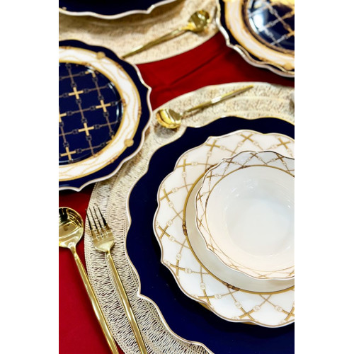 Latis Series Tether 24 Piece Dinner Set