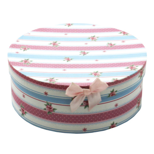 angel designceramic dessert  plate,  set 6 Vintage Flower Flora Rose Lavender in gift box blue and pink