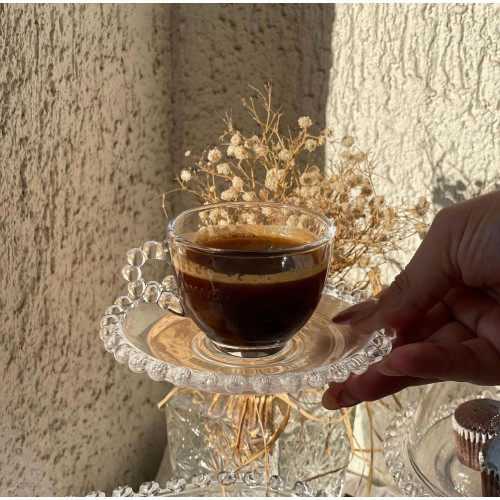 Bubbly Turkish coffee cup set