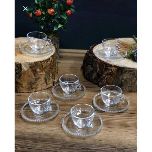 Bubbly Turkish coffee cup set