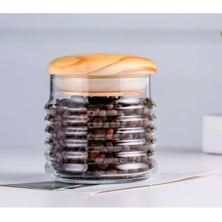 Babylon Wooden Lid Jar 630 Cc
