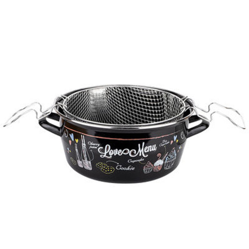 Love Menu Enamel Fry Pot 24cm Love Menu Enamel Fry Pot 24cm