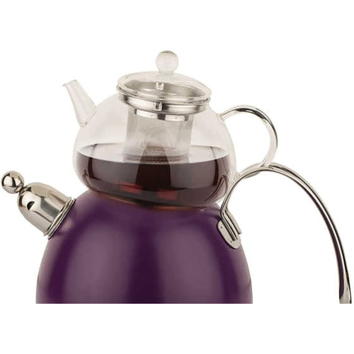 Purple Whistling Teapot Set 980 ML / 2300 ML, Household Appliances, House Utensil Purple Whistling Teapot Set 980 ML / 2300 ML, Household Appliances, House Utensil