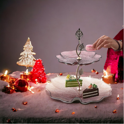 2 Tier Cake Stand Barbie Sweets Tray 2 Tier Cake Stand Barbie Sweets Tray
