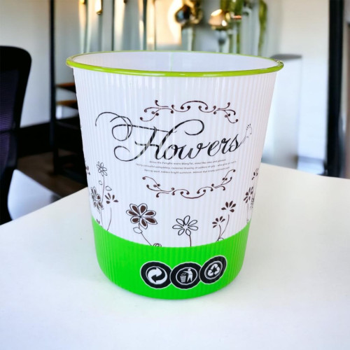 Plastic Floral Or Room Bucke