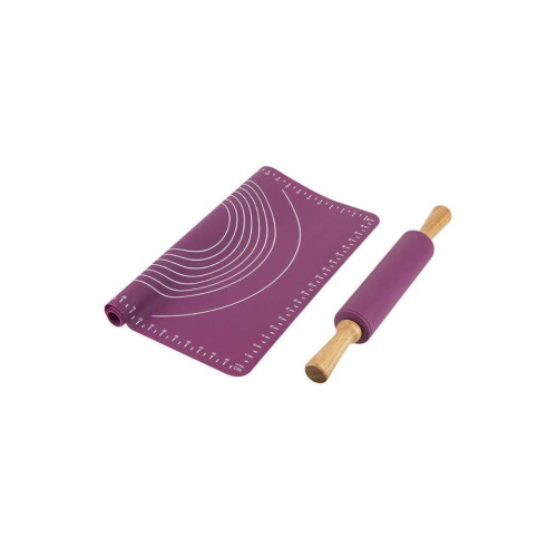 Tantitoni, Cherry 2 Pcs Silicone Dough Sheeter and Roller Set, Household Appliances, House Utensil Tantitoni, Cherry 2 Pcs Silicone Dough Sheeter and Roller Set, Household Appliances, House Utensil