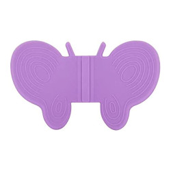 Tantitoni, Silicone Purple 2 Piece Butterfly Shaped Handle Set 11X7X2.8 Cm, Household Appliances, House Utensil