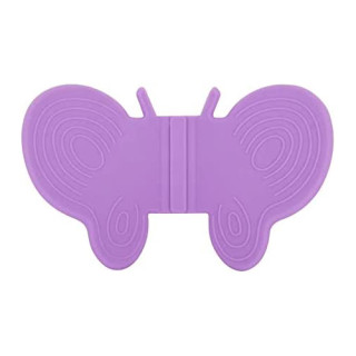 Tantitoni, Silicone Purple 2 Piece Butterfly Shaped Handle Set 11X7X2.8 Cm, Household Appliances, House Utensil