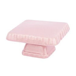Tantitoni Stoneware Light Pink Square Cookie PERA PL170314AP