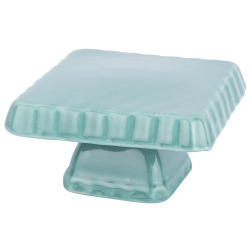 Tantitoni Stoneware Mint Square Cookie, Layered Cookie and Cake, PERA PL170314MNT Tantitoni Stoneware Mint Square Cookie, Layered Cookie and Cake, PERA PL170314MNT