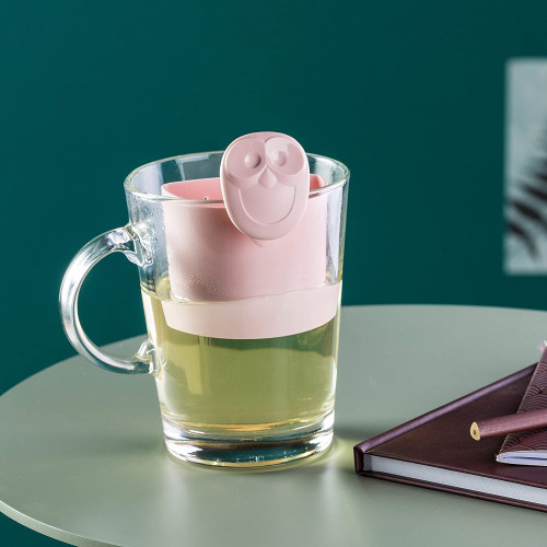 tea strainer Elli, thermoplastic, powder pink, 6.3 x 6.6 x 7.8 cm tea strainer Elli, thermoplastic, powder pink, 6.3 x 6.6 x 7.8 cm