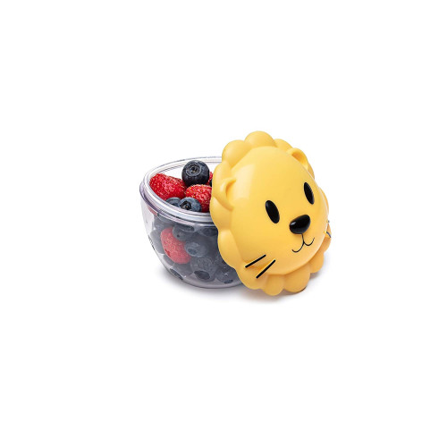 Tantitoni Animal Snack Containers with lids Food Storage for Toddlers and Kids Lion Tantitoni Animal Snack Containers with lids Food Storage for Toddlers and Kids Lion