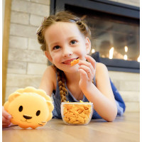 Tantitoni Animal Snack Containers with lids  Food Storage for Toddlers and Kids  Lion