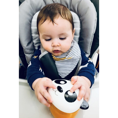 Tantitoni Animal Snack Containers with lids - Food Storage for Toddlers and Kids - Panda Tantitoni Animal Snack Containers with lids - Food Storage for Toddlers and Kids - Panda
