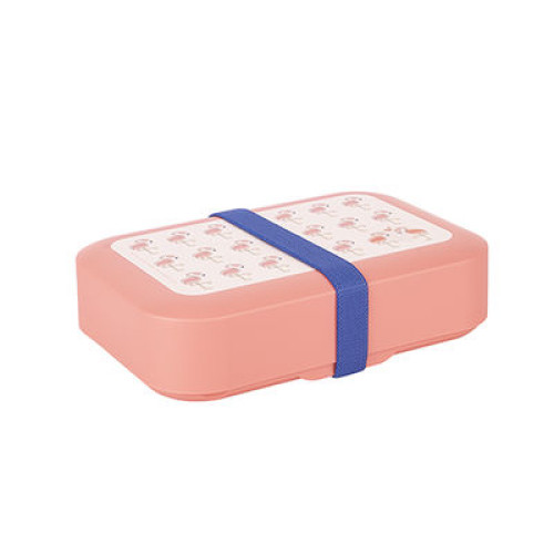 Tantitoni pink Pattern Plastic Lunch Box Tantitoni pink Pattern Plastic Lunch Box