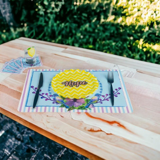 Tantitoni 12 Piece Birdie Placemat Set