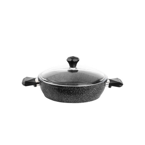 BLACK 8 PIECES GEMME GRANITTE GRANITE COOKWARE SET BLACK 8 PIECES GEMME GRANITTE GRANITE COOKWARE SET