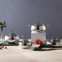Stainless Steel 8 Pieces Cookware Set